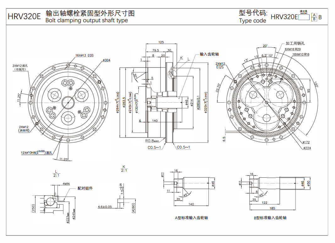 HRV320E關節減速機